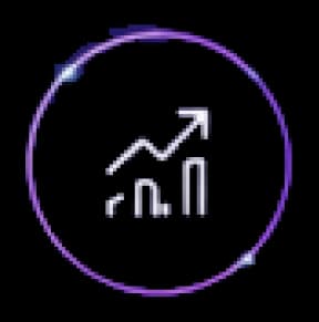 Client Retention statistics icon