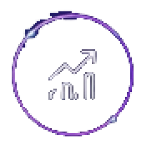 Client Retention statistics icon